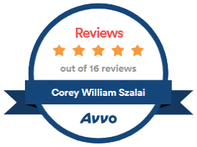 Reviews | 5 Stars | Out Of 16 Reviews | Corey William Szalai | Avvo